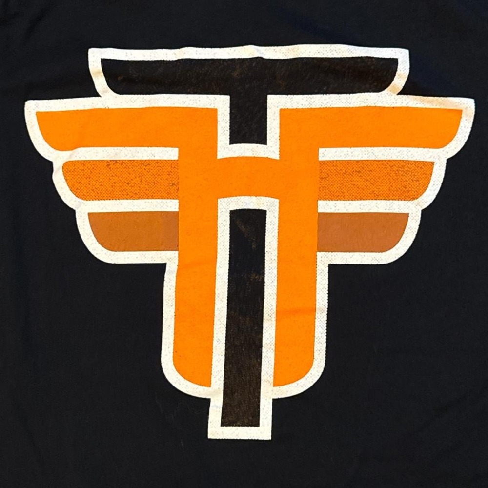 Tim Hawkins Christian Comedy Black Orange Cotton T-Shirt Size Small
